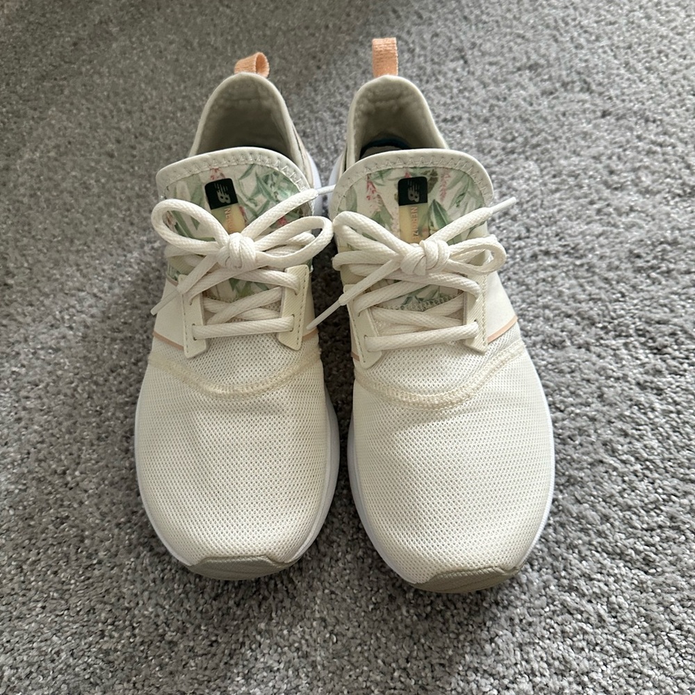 New Balance White Athletic Shoes